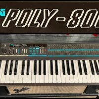 c.1984 Korg Poly-800 synth w/power supply - $450