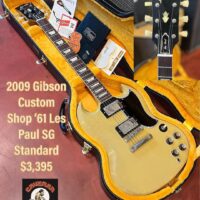 2009 Gibson Custom Shop ‘61 Les Paul SG Standard w/ohsc & cert - $3,395