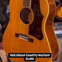 1958 Gibson Country Western - $5,995