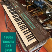 1980s Yamaha DX7 synth - $750