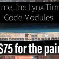 Timeline Lynx time code generator tape synchronizers - $75