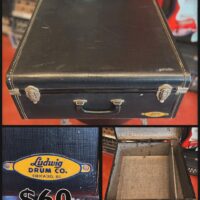 1960s Ludwig snare case - $60 fits up to 14”x6.5” snare.