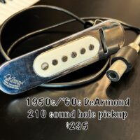 1950s/‘60s DeArmond 210 sound hole pickup - $295