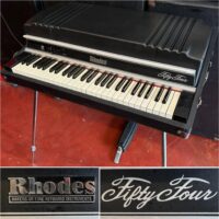1980 Rhodes Fifty Four Stage Piano w/legs, lid, sustain pedal, and leg bag - $3,995