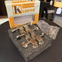 Kluson KTS-3P-NM three on a strip nickel tuner set - $45