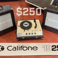 Vintage Califone 1925 record player/amp & speakers - $250