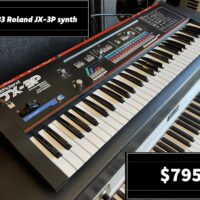 1981-‘83 Roland JX-3P polyphonic synth - $795