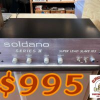 Soldano SLS-105 Series II Super Lead Slave rackmount tube power amp - $995