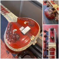 Vintage Sarat Sardar & Sons sitar w/tumba & hsc - $1,995 made in India.
