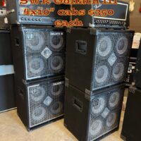 SWR Goliath III 4x10” bass cabs - $350 each.