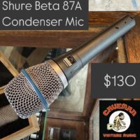 Shure Beta 87A condenser mic - $130