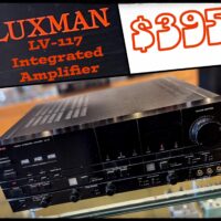 Late 1980s Luxman LV-117 integrated amplifier - $395