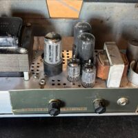 Bell & Howell FilmOSound 385 projector amp converted for guitar use - $495