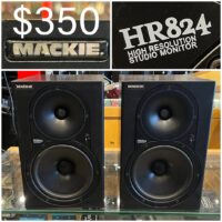 Mackie HR824 powered studio - $350