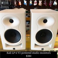 Kali LP-6 V2 powered studio monitors - $380 for the pair.