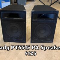 Nady PTS515 PA Speakers - $125