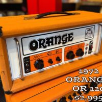 1972 Orange OR120 head - $2,995