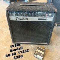 1980s Randall RG-80 112SC w/footswitch - $350