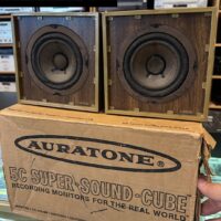 1970s Auratone 5C Super Sound Cube studio monitors w/original box - $195