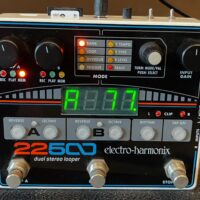 Electro-Harmonix 22500 Dual Stereo Looper w/memory card & power supply - $175