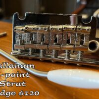 Callaham 2-point bridge for American Standard Stratocaster - $120
