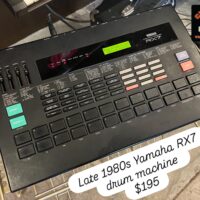 Late 1980s Yamaha RX7 drum machine w/power supply - $195