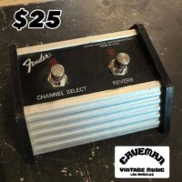 Fender 2-button amp foot switch - $25