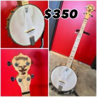 · Deering Goodtime Rare Bird Alert 5 string banjo w/gig bag - $350