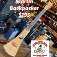 Martin Backpacker w/gig bag - $195