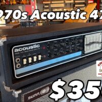 1970s Acoustic 470 head - $350