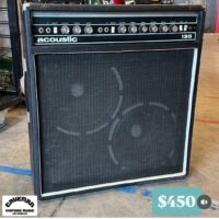 1970s Acoustic 135 2x12” guitar amp w/foot switch - $450