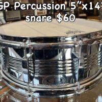 GP Percussion 5”x14” snare - $60