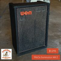 1960s WEM Dominator MK 2 tube amp - $1,295