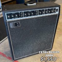1970s Benson 300H w/Equalizer Module - $1,550