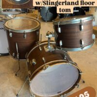 1957-‘58 Leedy 2 piece kit w/Slingerland floor tom - $495 14x20 bass drum, 9x13 rack tom, 16x16 floor tom.