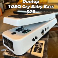 Dunlop Cry Baby Bass wah w/box - $75