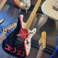 Crossed Swords made of WD licensed neck, EMG 81 pickup, and unknown origin body. - $425