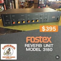 c.1983 Fostex 3180 two channel spring reverb unit - $395