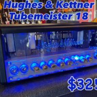 Hughes & Kettner Tubemeister 18 head w/gig bag - $325
