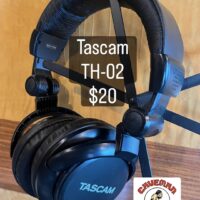 Tascam TH-02 stereo headphones - $20