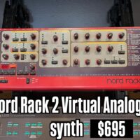 Nord Rack 2 Virtual Analog synth - $695