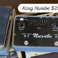 Korg Nuvibe “Univibe” vibrato/chorus w/expression pedal - $250