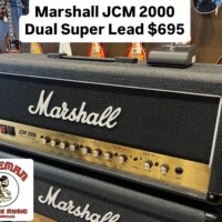 1998 Marshall JCM 2000 DSL50w w/foot switch & flight case - $695