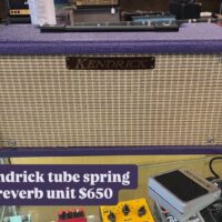 Kendrick tube spring reverb unit w/footswitch & cover - $650