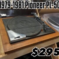 1979-1981 Pioneer PL-50 turntable - $295