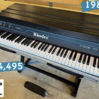 1984 Rhodes Mk V electric piano w/lid and sustain pedal. Very clean! - $4,495