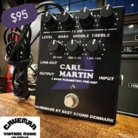 Carl Martin 3 Band Parametric Pre-Amp - $95