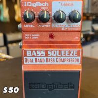 Digitech Bass Squeeze Dual Band Compressor - $50