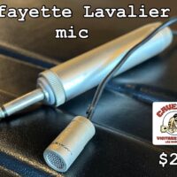 Lafayette lavalier condenser mic - $25