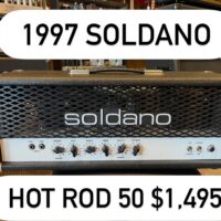 1997 Soldano Hot Rod 50 w/cover - $1,495